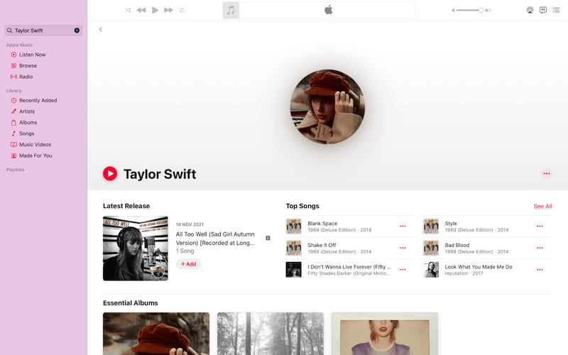 Apple перестраивает Apple Music как нативное приложение для Mac