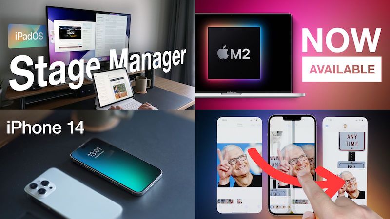 Главные новости: iPadOS 16 Stage Manager, запуск MacBook Pro M2 и многое другое