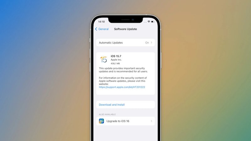 Apple позволяет пользователям оставаться на iOS 15.7 с обновлениями безопасности перед обновлением до iOS 16