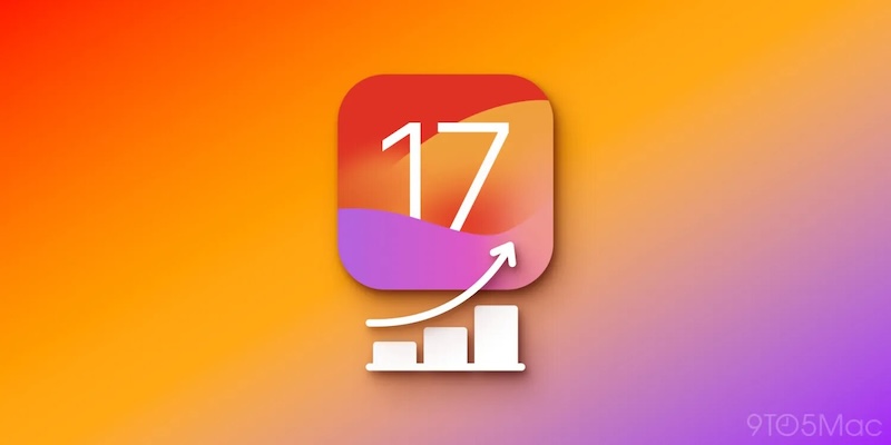 Уровень внедрения iOS 17 достигает 77%, но все равно медленнее, чем iOS 16.