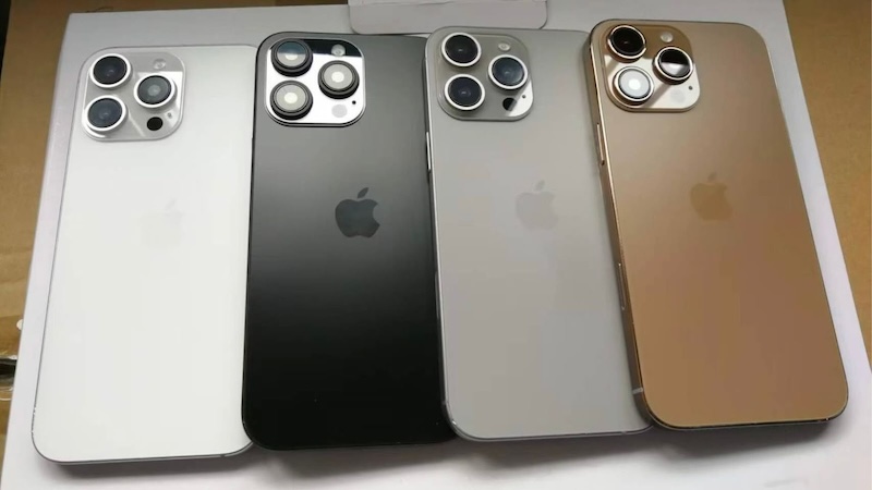 Все четыре цвета iPhone 16 Pro показаны на новом изображении