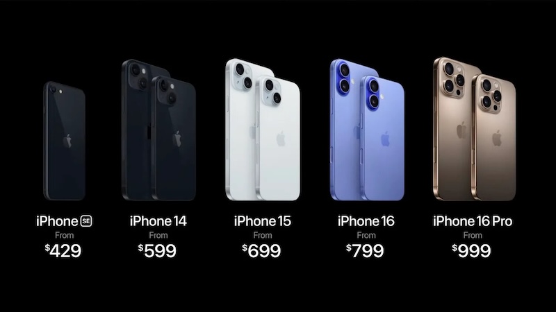 Это новая линейка iPhone после запуска iPhone 16