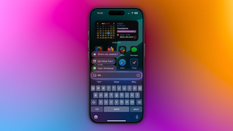 iOS 18.1: как печатать для Siri