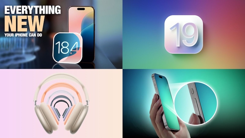 Главные новости: выпуск iOS 18.4, новые функции AirPods Max и многое другое