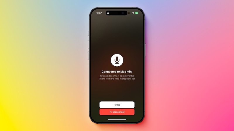 Используйте iPhone как микрофон для Mac