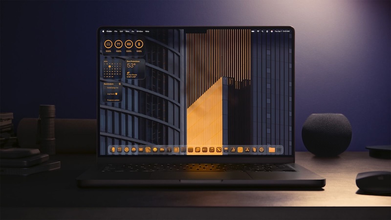 Объяснение новой системы тем macOS Tahoe