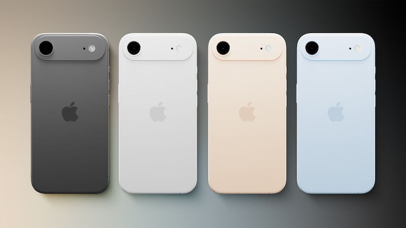По слухам, iPhone 17 и iPhone 17 Air будут доступны в этих 9 цветах