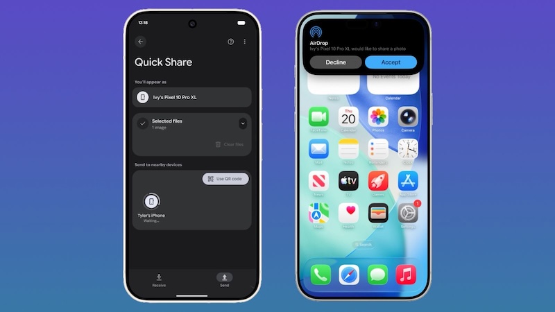 AirDrop + Android: як користувачі iPhone тепер можуть передавати файли на смартфони Google