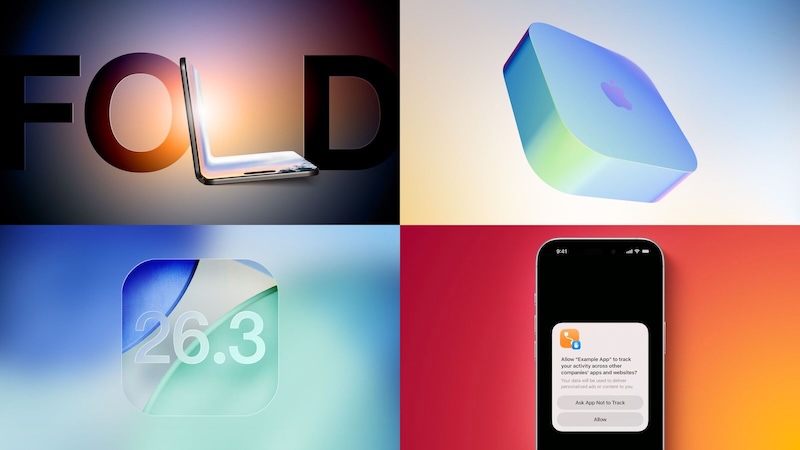 Головні новини тижня: макет iPhone Fold, де новий Apple TV та iOS 26.3